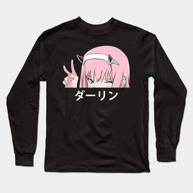 zero two Long Sleeve T-Shirt by Vhitostore